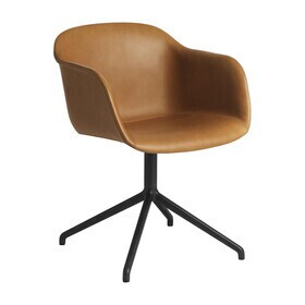 Muuto - Fiber Chair - Beklede stoel draaibare