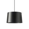 Foscarini - Twiggy Grande Suspension Lamp - black/fibre glass/H 29cm/Ø 46cm