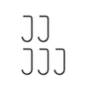 String - String System Hooks Set Of 5  - black/H: 9cm