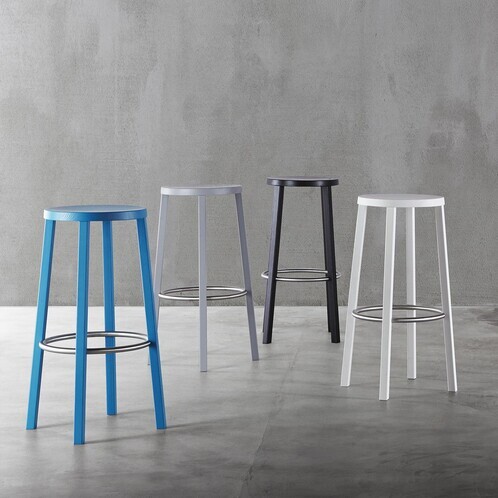 Plank - Blocco - Tabouret de bar H:76cm