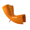 Cappellini - Felt Chair  - orange/lacquered