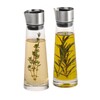 Blomus - Alinjo - Distributeur huile et vinaigre 63509 - noir/acier inoxydable mat//verre clair/150ml