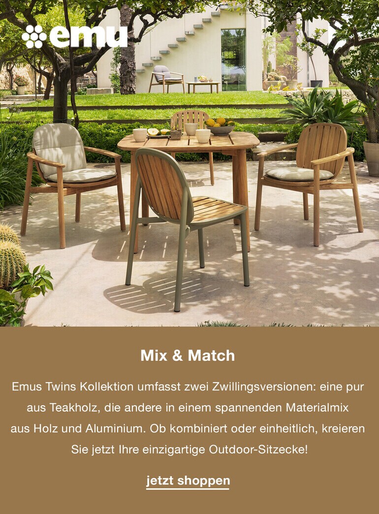 Emu Gartenmöbel Pures Design & Komfort AmbienteDirect