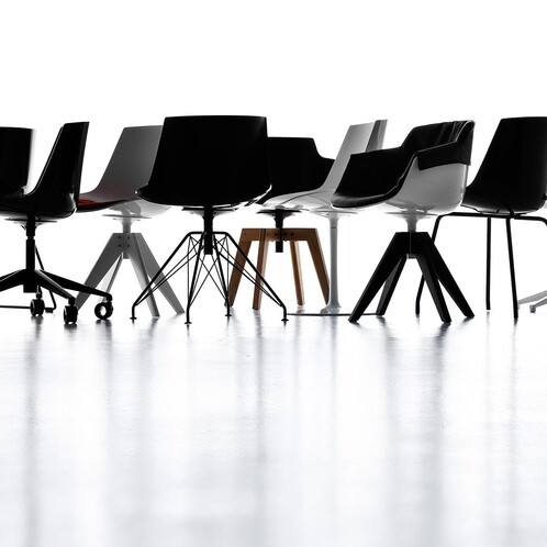 MDF Italia - Flow Slim Armchair New Edition Steel