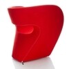 Moroso - Victoria and Albert Armchair - red/fabrics Kvadrat Divina 623