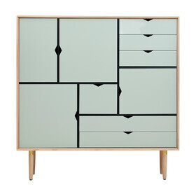 Andersen Furniture - Buffet haut S3 avec façades coloré