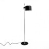 Oluce - Coupé 3321 vloerlamp - zwart/gelakt
