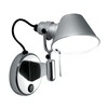 Artemide - Tolomeo Micro Faretto LED - Wandlamp - aluminium/geeloxeerd/geolijst/without switch/21x20cm bxh/3000K/400lm