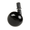 Kartell - Componibili 1 Wheels - black/ABS-plastics/4 pieces