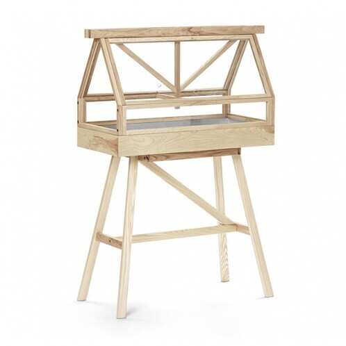 DesignHouseStockholm - Greenhouse Conservatory - ash/lacquered/only for indoor use/95x135x40cm