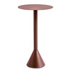 HAY Palissade runder Stehtisch in Rostrot, elegantes Design für Außenbereiche, robustes Metallmaterial. - Palissade Cone Gartentisch Ø60cm