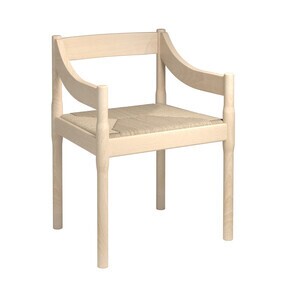 Fritz Hansen - Chaise avec accoudoirs Carimate™ hêtre
