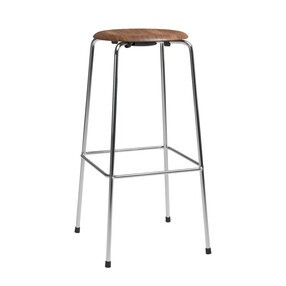 Fritz Hansen - High Dot™ barkruk hoog fineer 4 poten