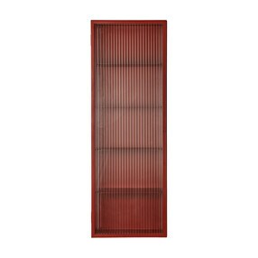 Ferm Living - Haze Wandschrank geriffeltes Glas 35x100cm