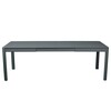 Fermob - Ribambelle Tisch mit 2 Einlegeplatten - gewittergrau/149-234x 74 x 100cm