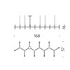 Nemo - Crown Plana Linea - Lustre - dessin au trait