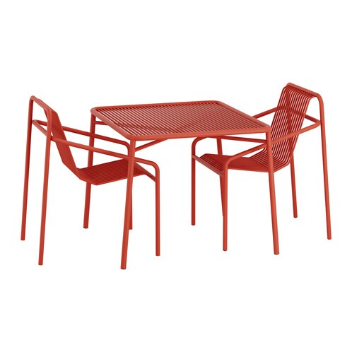 OUT Objekte unserer Tage Ivy Garden Set Table 90cm 2 Armchairs AmbienteDirect