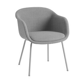 Muuto - Fauteuil avec structure tubulaire Fiber Conference