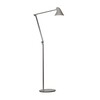 Louis Poulsen - NJP LED Floor Lamp - light grey/powder coated/2700K/529lm/LxWxH 48x26x121.8cm