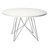 Magis - Tavolo XZ3 Tisch rund - weiß/Gestell chrom/Ø 120 cm