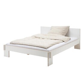 Moormann - Siebenschläfer Double Bed 160x200cm with Headrest