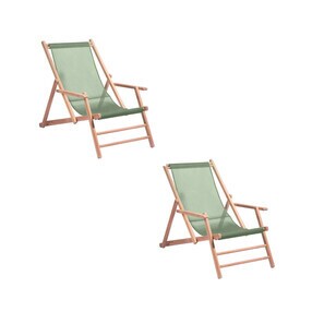 Jan Kurtz - Maxx Deckchair Liegestuhl 2er Set