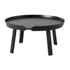Muuto - Around - Table d'appoint grand modèle - noir/Ø 72cm