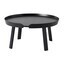 Muuto - Around Beistelltisch groß - schwarz/Ø 72cm