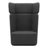 Softline - Basket - Fauteuil avec dossier haut - anthracite/feutre 610/PxHxP 95x126x74cm
