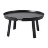 Muuto - Around Beistelltisch groß - schwarz/Ø 72cm