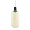 Normann Copenhagen - Amp Pendelleuchte - gold/grün/H:26cm Ø11cm/exkl. Leuchtmittel