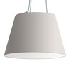 Artemide - Tolomeo Mega Sospensione Satin Pendelleuchte - natur/Satin/H 200cm/Ø 42cm/klein