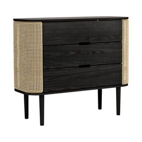 Umage - Treasures dressoir zwarte eiken weens vlechtwerk
