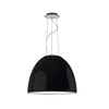 Artemide - Nur Gloss HALO - Suspension - noir/poli/H 43cm/Ø 55cm