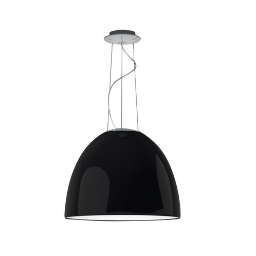Artemide - Nur Gloss HALO - Suspension - noir/poli/H 43cm/Ø 55cm