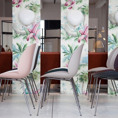 Gubi - Beetle Dining Chair Stuhl Gestell Messing
