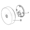 Flos - Button HL Wandleuchte / Deckenleuchte - Strichzeichnung