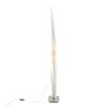 Kundalini - Shakti 200 Floor Lamp - white/plexiglass/frame stainless steel polished/H 205cm/Ø 14cm
