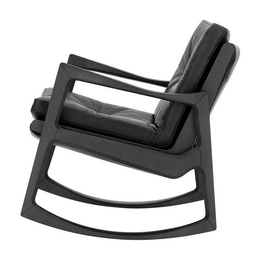 Classicon Euvira Rocking Chair Leather Ambientedirect