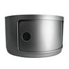 Kartell - Componibili 1 Modular Element round - silver/ABS-plastics/height 23,5cm
