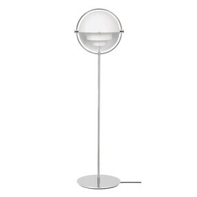 Gubi - Lampadaire Multi-Lite structure chrome