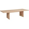e15 - e15 TA23 Ashida - Table de salle à manger - chêne/blanc pigmentée/LxPxH 270x104,8x75cm