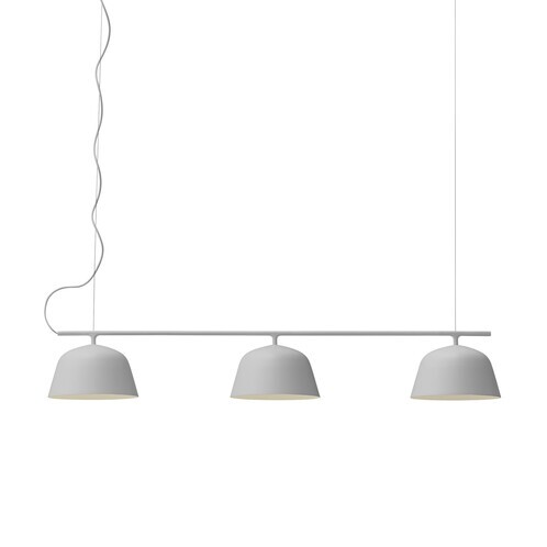 Muuto - Ambit Rail Suspension Lamp - grey/LxWxH 126x25x20cm