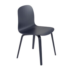 Muuto - Visu - Chaise piètement quadripope en bois