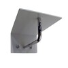 FROST - Unu - Vestiaire mural avec 2 patères & barre - blanc-aluminium/poli/PxHxP 20x15x30cm