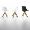 MDF Italia - Flow - Chaise avec pieds en chêne VN