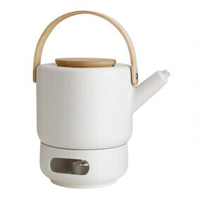 Stelton - Set de théière et réchaud Theo