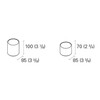 e15 - e15 AC19 Salina Small Mug Set Of 2  - line drawing