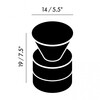 Tom Dixon - Tank Medium Vase - line drawing