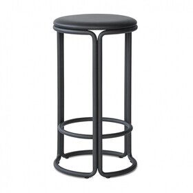 PLEASE WAIT to be SEATED - Hardie Barhocker 65cm Leder